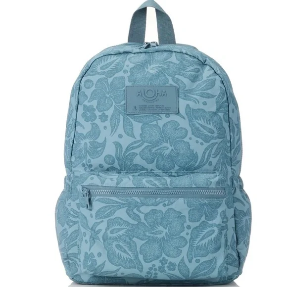 NWT Aloha Collection KEEP IT LIGHT BACKPACK in Breezy Slate (blue) - Picture 2 of 4